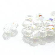 True2™ Czech Fire polished faceted glass beads 2mm - Crystal ab